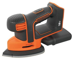 BLACK+DECKER BDCDS18N - Detailschuurmachine - 12000 schuurbewegingen per minuut - Oranje Zwart