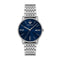 Emporio Armani AR11674 - Polshorloge - 39mm met blauwe sunray-wijzerplaat - Zilverkleurig