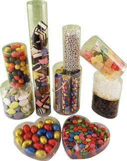 Koker - PVC - rond - Ø 80mm - 500mm - transparant - 50 stuks