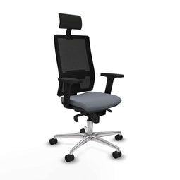 Bureaustoel met hoofdsteun Piqueras y Crespo 2D086N1 Grijs