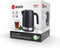 Moderne Zwarte Waterkoker 1.7L - BPA-Vrij - Zilver / Zwart - Model 2024 - C295C - 1.7 Liter