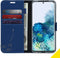 Accezz Hoesje Geschikt voor Samsung Galaxy S20 Hoesje Met Pasjeshouder - Accezz Wallet Softcase Bookcase - Blauw