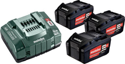 Metabo ME1852 - Accu 18V 5,2Ah - 3x Accu en 1x Oplader (3 stuks)