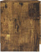 vidaXL - Nachtkastje - 40x40x50 - cm - bewerkt - hout - gerookt - eikenkleurig