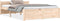 vidaXL - Bedframe - massief - hout - 135x190 - cm
