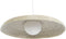 Plafondlamp DKD Home Decor Wit Natuurlijk Lichtbruin Kristal 50 W 70 x 70 x 20 cm