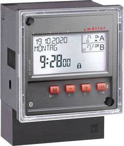 Müller SC 44.21 pro4 230V 50-60Hz DIN-rail schakelklok Digitaal 230 V 4000 W