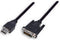 Manhattan 372503 - HDMI-DVI Adapterkabel - 1,8 m - Zwart