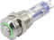 TRU COMPONENTS LAS4GQH-11ZE/G/12V/S Drukschakelaar 48 V 2 A 1x aan/uit Continu Groen 1 stuk(s)