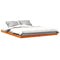 vidaXL - Bedframe - massief - grenenhout - wasbruin - 160x200 - cm