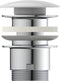 KIRCHHOFF Design Click Waste Afvoerplug - Push Pop-Up - 1 ¼