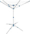 TecTake - Mobiele wasmolen - 4 draagarmen - Traploos verstelbaar - 102 x 102 x 173 cm - 16 m waslijn - 10 kg belastbaarheid - 2 kg gewicht