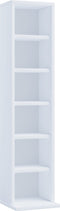 VCM Houten CD DVD-standaard Opbergvak Bevindende plank Boekenplank Decoratieve plank Elementa Houten CD DVD-standaard Opbergvak Bevindende plank Boekenplank Decoratieve plank Elementa