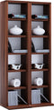 VCM Houten CD DVD-standaard Plankkast Opbergstandaard Milano Houten CD DVD-standaard Plankkast Opbergstandaard Milano