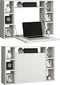 VCM Houten hangend inklapbaar bureau wandbureau computer bureau la Wandila Houten hangend inklapbaar bureau wandbureau computer bureau la Wandila