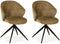 MX Sofa - Eetkamer stoel Jane - Curry (set van 2 stuks)