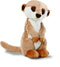 NICI Knuffel Stokstaartje - pluche - bruin - 20 cm - knuffeldier