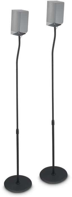 Hama Slim - Speakerstandaard - Traploos verstelbaar 75,8-120 cm - Zwart (2 stuks)
