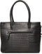 Berba Grote Schoudertas / Crossbodytas - Dames - Leer - Laguna - Gestreept - Zwart