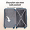 SKYCASES Classic Heritage - Trunk Reiskoffer - Extra Groot 110L - TSA Slot - Lichtgewicht - Donkerblauw - 78x44x36 cm