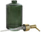 Zeepdispenser Home ESPRIT Groen Gouden Aluminium Kristal ABS 8 x 8 x 19,5 cm