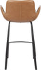 Zuiver Brit Counter Barkruk - Bruin - Leer - Set van 2