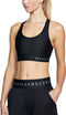 Under Armour Mid Keyhole - Compression Sportbeha Dames - Extreme ondersteuning - Zwart - Maat L