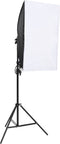 vidaXL - Fotostudioset - met - verlichtingsset, - achtergrond - en - reflector
