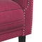 vidaXL Fauteuil fluweel wijnrood