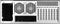 SilverStone RM44 - 4U Rackmount Serverbehuizing - Vloeistofkoeling ondersteuning - Zwart