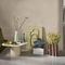 Urban Nature Culture - Candle holder Grace - GRS gecertificeerd - Ø 6.6 * 17.5 CM - diep blauwgroen