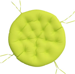 vidaXL - Zitkussen - rond - Ø - 100x11 - cm - oxford - stof - heldergroen