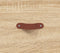 vidaXL - Dressoir - 69,5x34x90 - cm - bewerkt - hout - sonoma - eikenkleurig