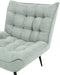 Fauteuil ALVESTA Stof Mintgroen