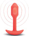 B-Vibe - Vibrerende Snug Plug 1 (S) Oranje