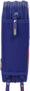 Safta FC Barcelona - Gevuld etui Winner - 37 stuks - 19.5 x 12.5 x 5.5 cm - Blauw Rood