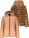Like Flo F107-5250 - Meisjes Jas - Reversible - Roze/Faux Fur