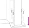 vidaXL - Poort - 105x155 - cm - vierkant - cortenstaal
