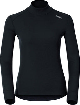 Odlo Ondershirt Ladies Lange Mouw Col Warm Zwart Maat Xxl