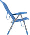 Crespo AL/206 - Klapstoel - Verstelbaar in 7 standen - Blauw