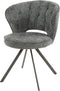 AnLi Style Stoel halfronde rug spring Antraciet