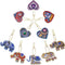Doe-Het-Zelf 5D Diamant Sleutelhanger Kit - 10 stuks