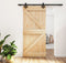 vidaXL - Schuifdeur - met - beslag - 95x210 - cm - massief - grenenhout
