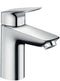 Hansgrohe Logis - Ééngreeps wastafelmengkraan 100 - EcoSmart 60% waterbesparing - Chroom