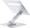Conceptronic DONN27G - Laptop Standaard - 7-in-1 USB 3.2 Gen 1 Docking Station 360° draaibaar - Zilver