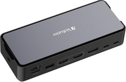 Verbatim CDS-15S - USB-C Dockingstation - 15 aansluitingen met M.2 SSD-slot - 8K video-uitvoer