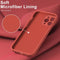 Lunso - Geschikt voor iPhone 15 Pro Max - Hoesje Flexibel silicone Backcover - Rood