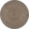 vidaXL - Vloerkleed - handgemaakt - rond - 240 - cm - jute - olijfgroen