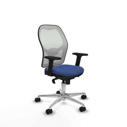 Piqueras y Crespo 2D086N0 - Bureaustoel - Verstelbare hoogte met armleuning - Marineblauw