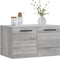 vidaXL - Wandkast - 60x36,5x35 - cm - bewerkt - hout - grijs - sonoma - eikenkleurig